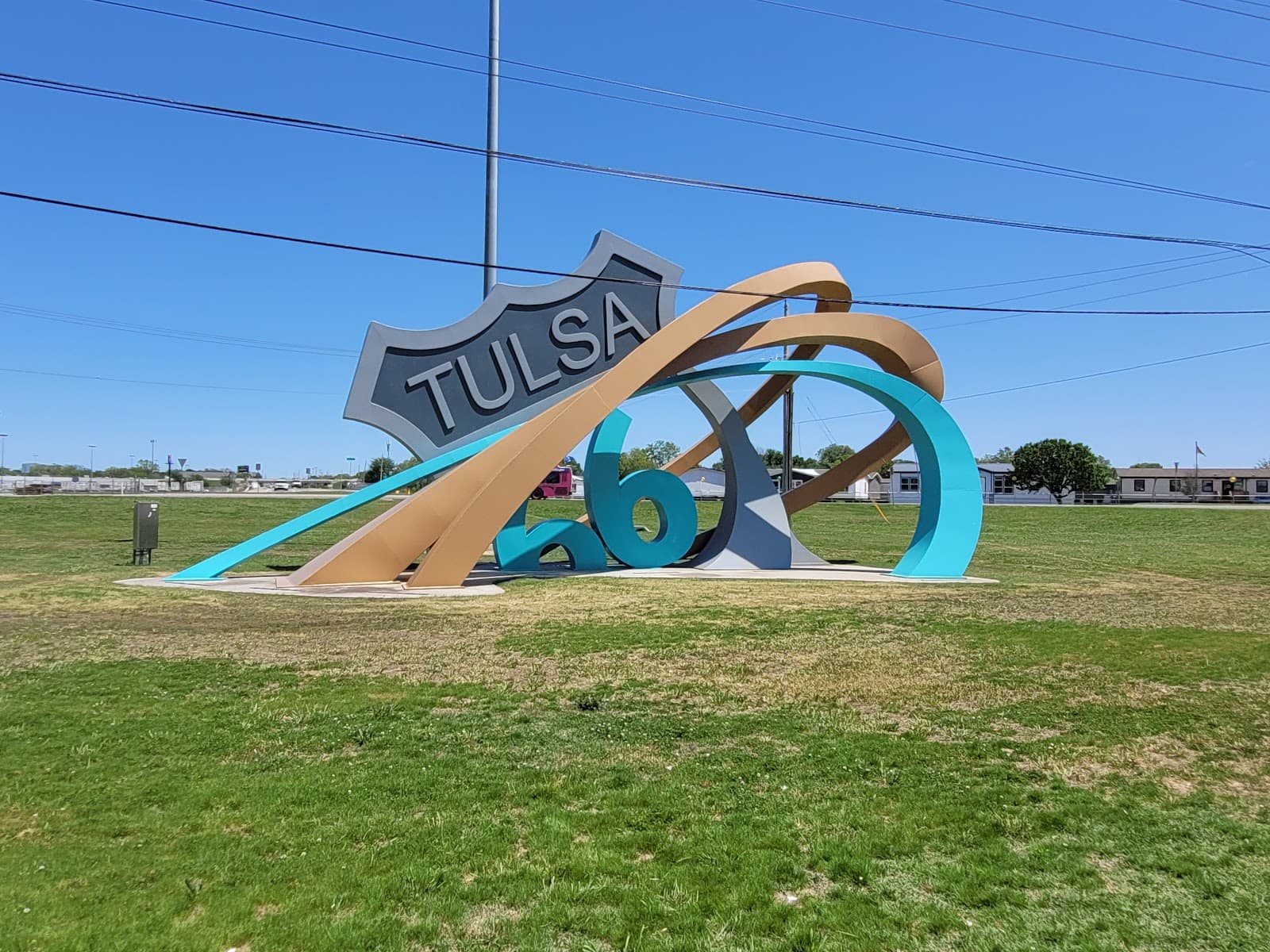 Route 66 Rising Sculpture - Image 1