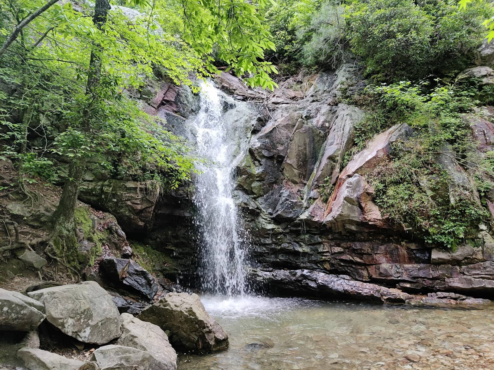 Rocky Ascent to the Falls