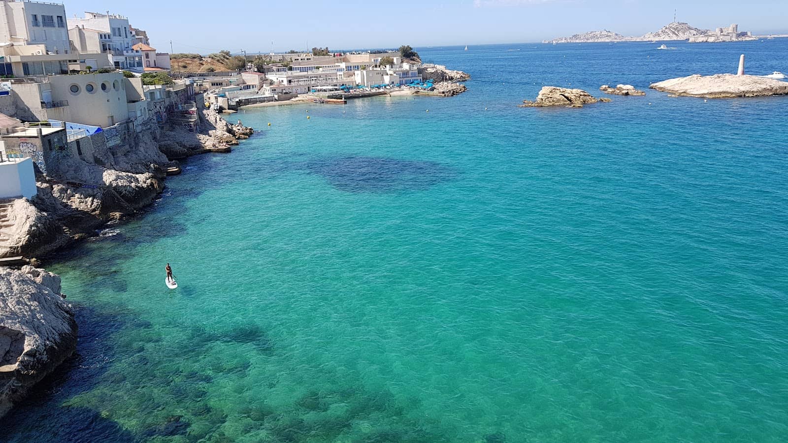 Rocky Sunbathing Platforms