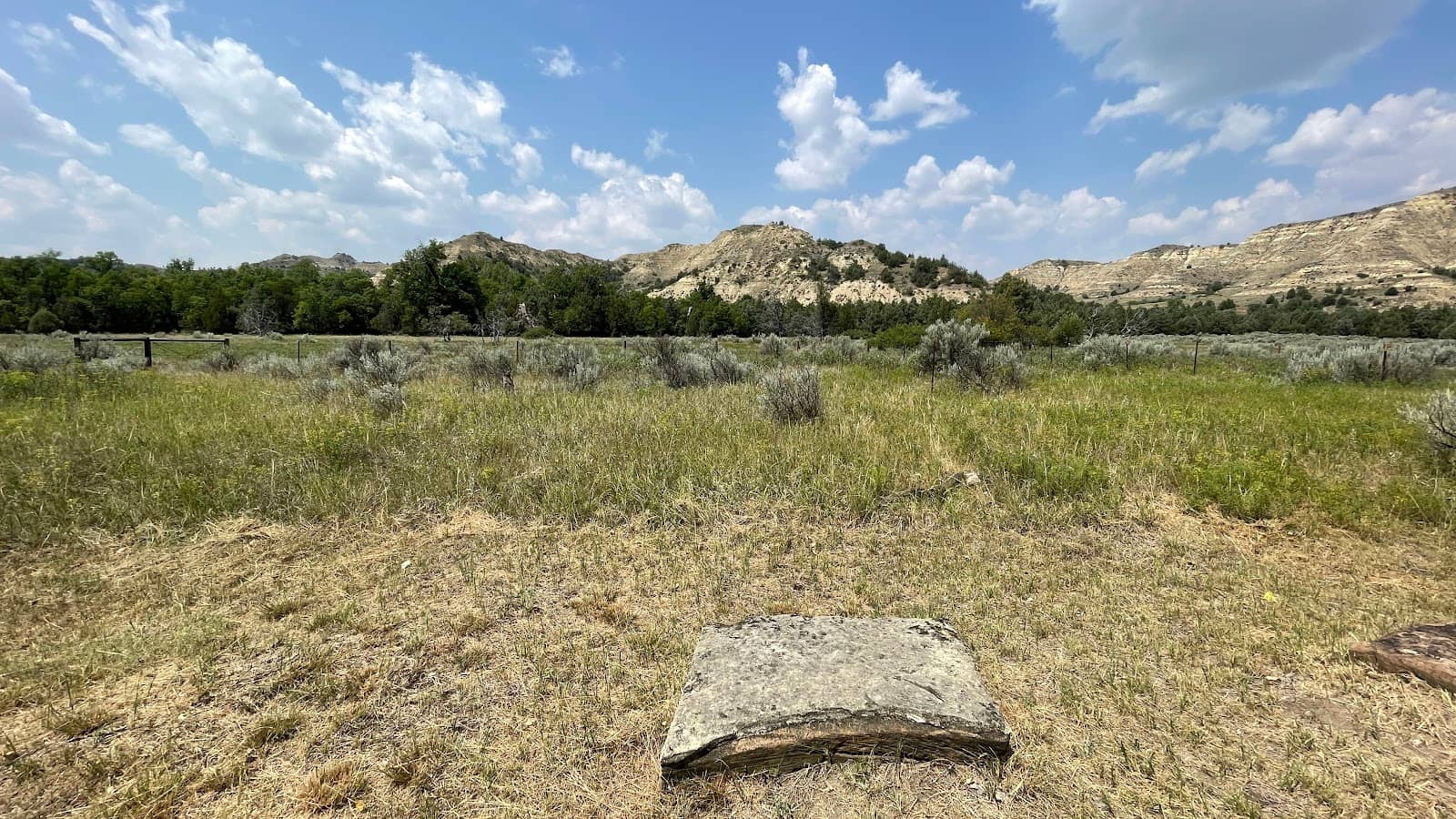 Tranquil Badlands Scenery