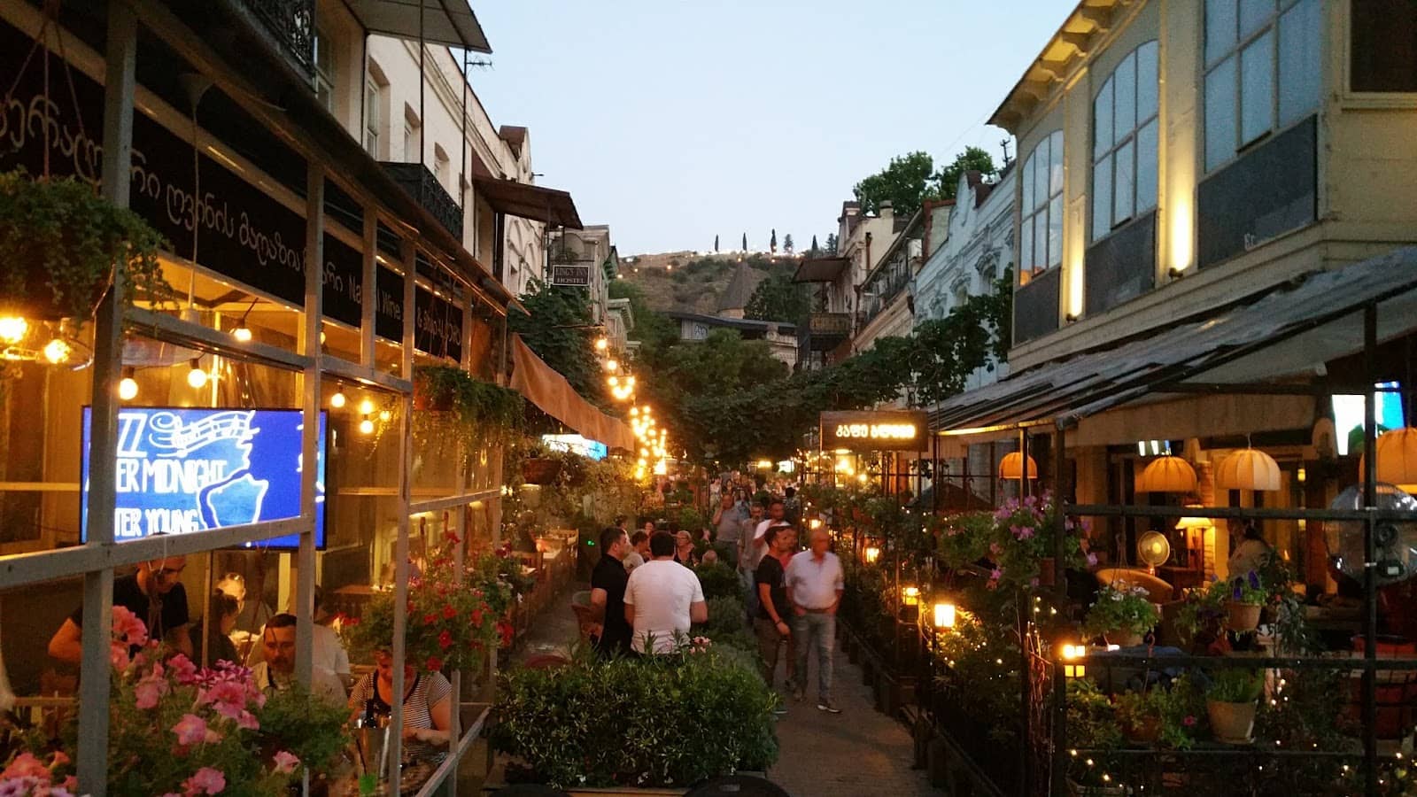 Vibrant Evening Atmosphere