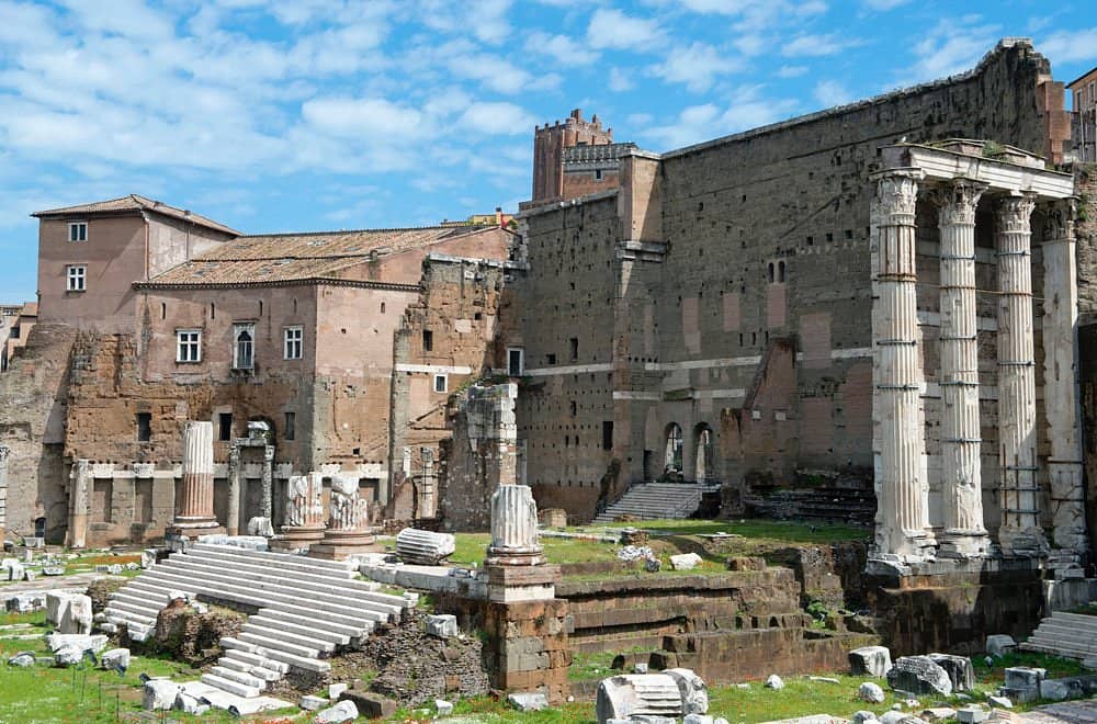 Ruined Staircase and Podium