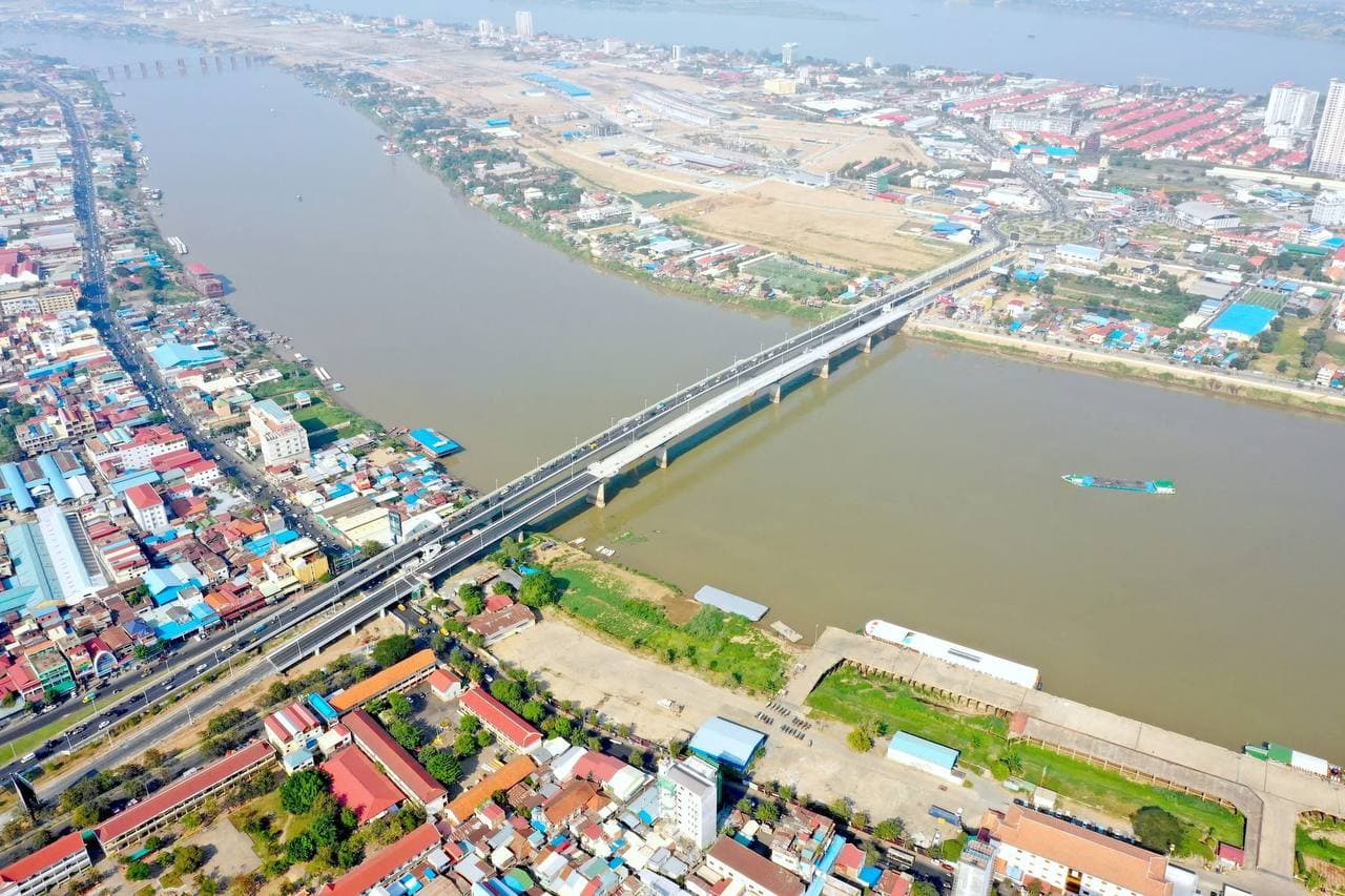 Cambodia-China Friendship Bridge Chroy Changvar 2 - Image 1