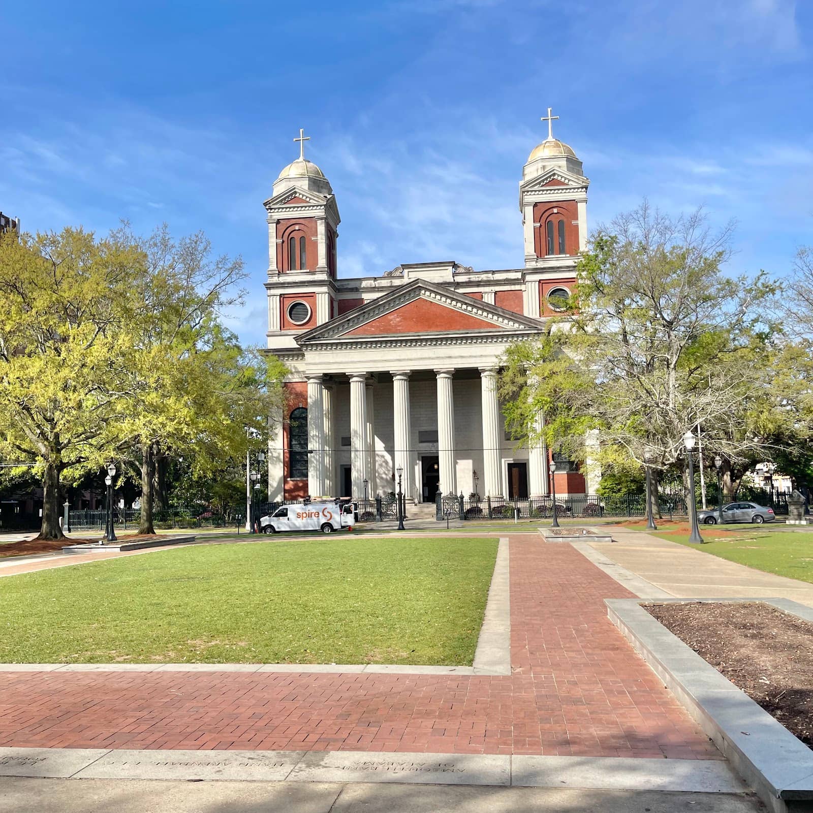 Fountains and Green Spaces