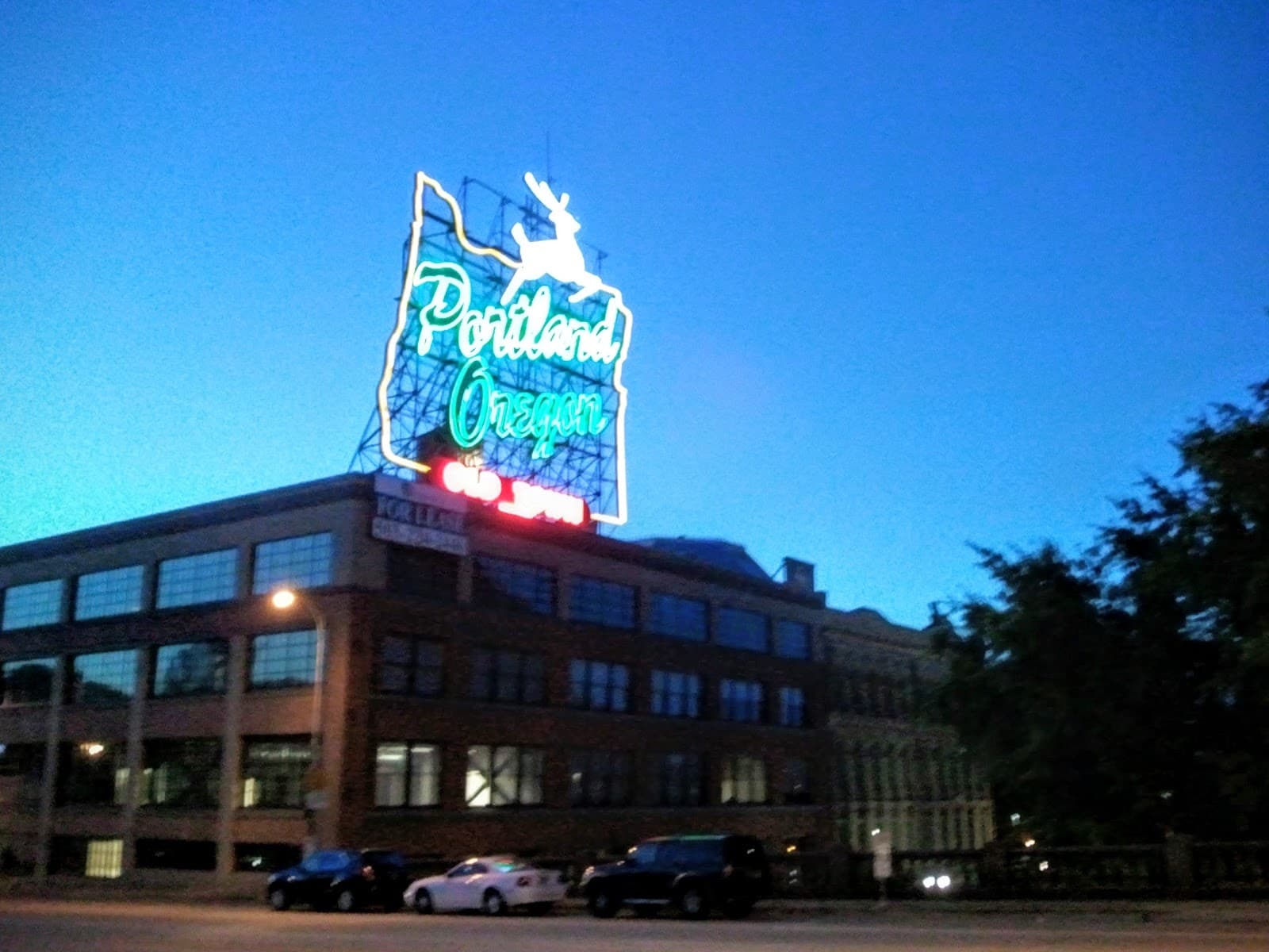 White Stag Sign Portland - Image 1