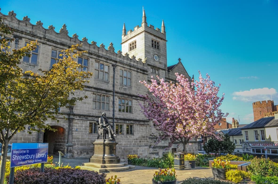Shrewsbury Library Old School - Image 1