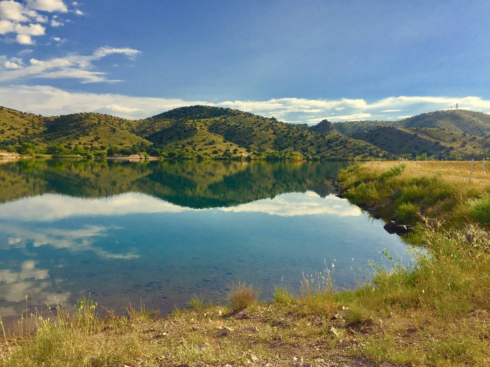Desert Reservoir Scenery