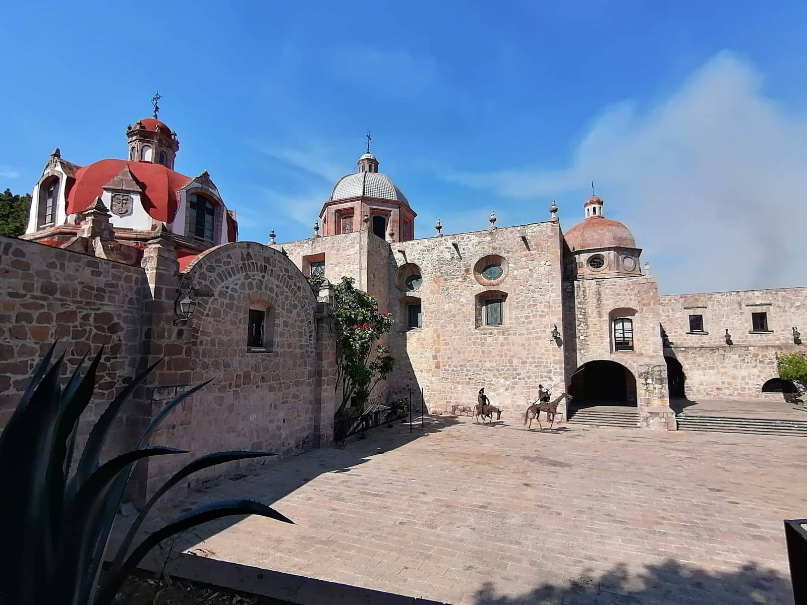 Beautiful Trees and Fountain