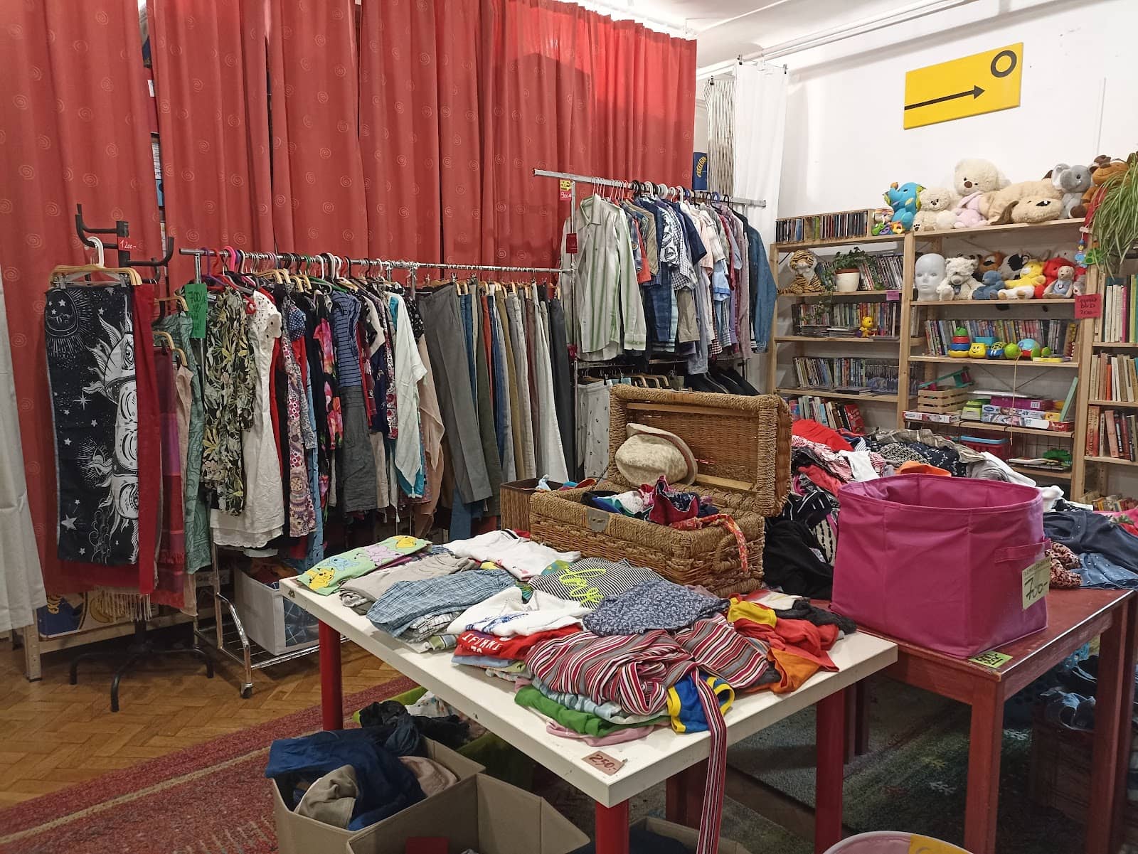 Second-Hand Clothing Racks