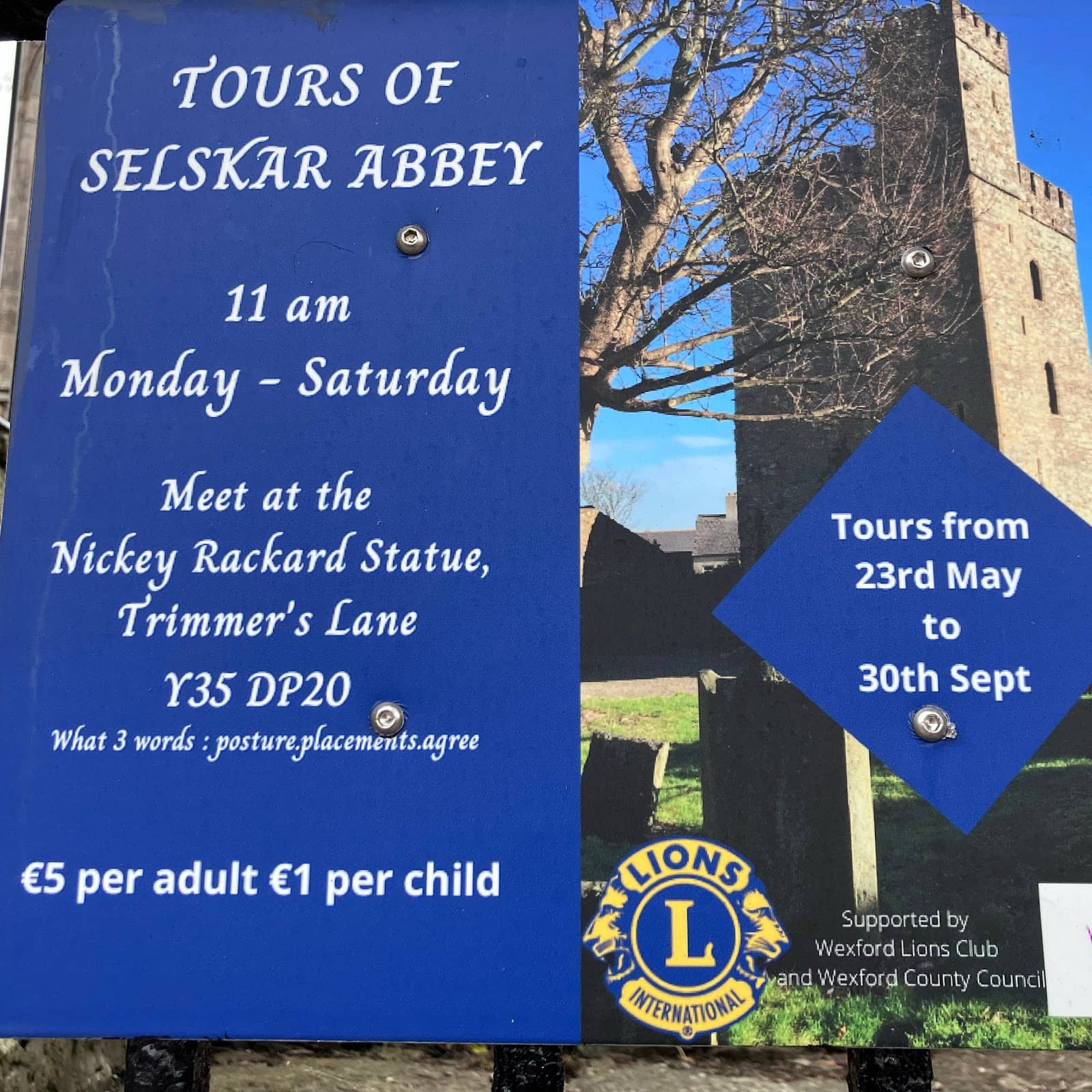 Volunteer-Led History Tours