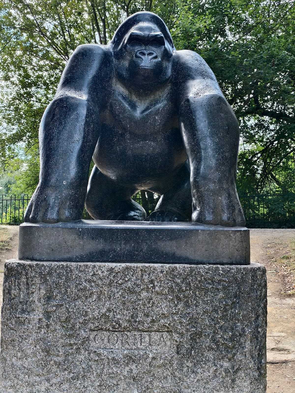 Gorilla Statue, Crystal Palace Park - Image 1