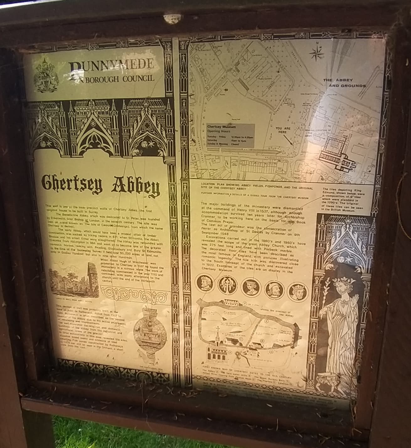 Chertsey Abbey ruins - Image 1