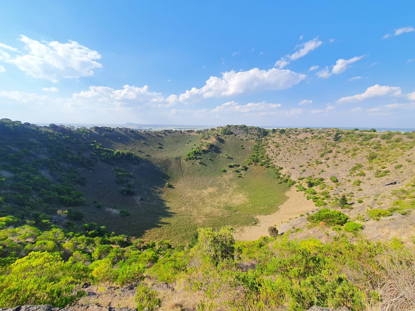 Dry Crater Landscape