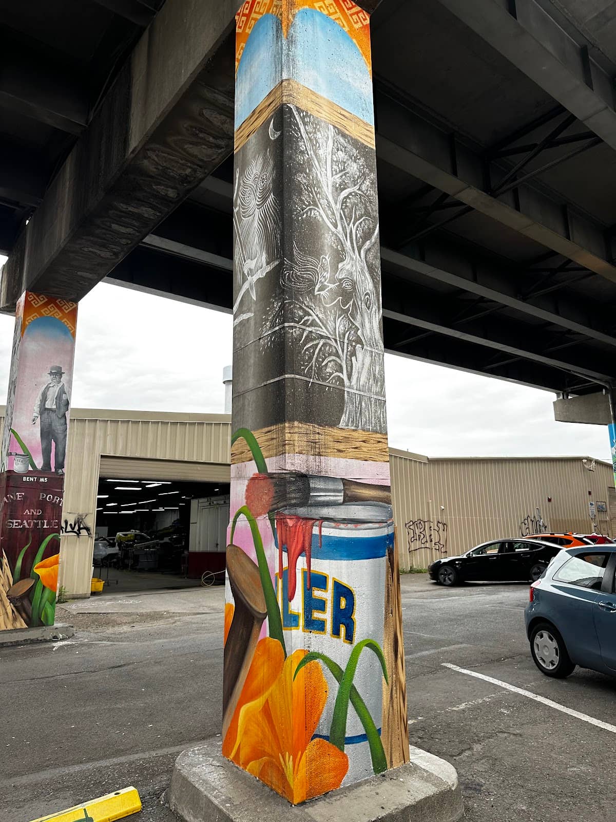 Bicycle-Themed Murals