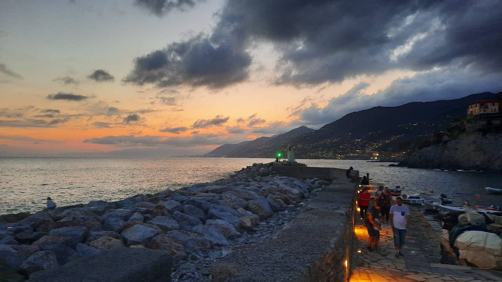 Sunset Over the Ligurian Sea