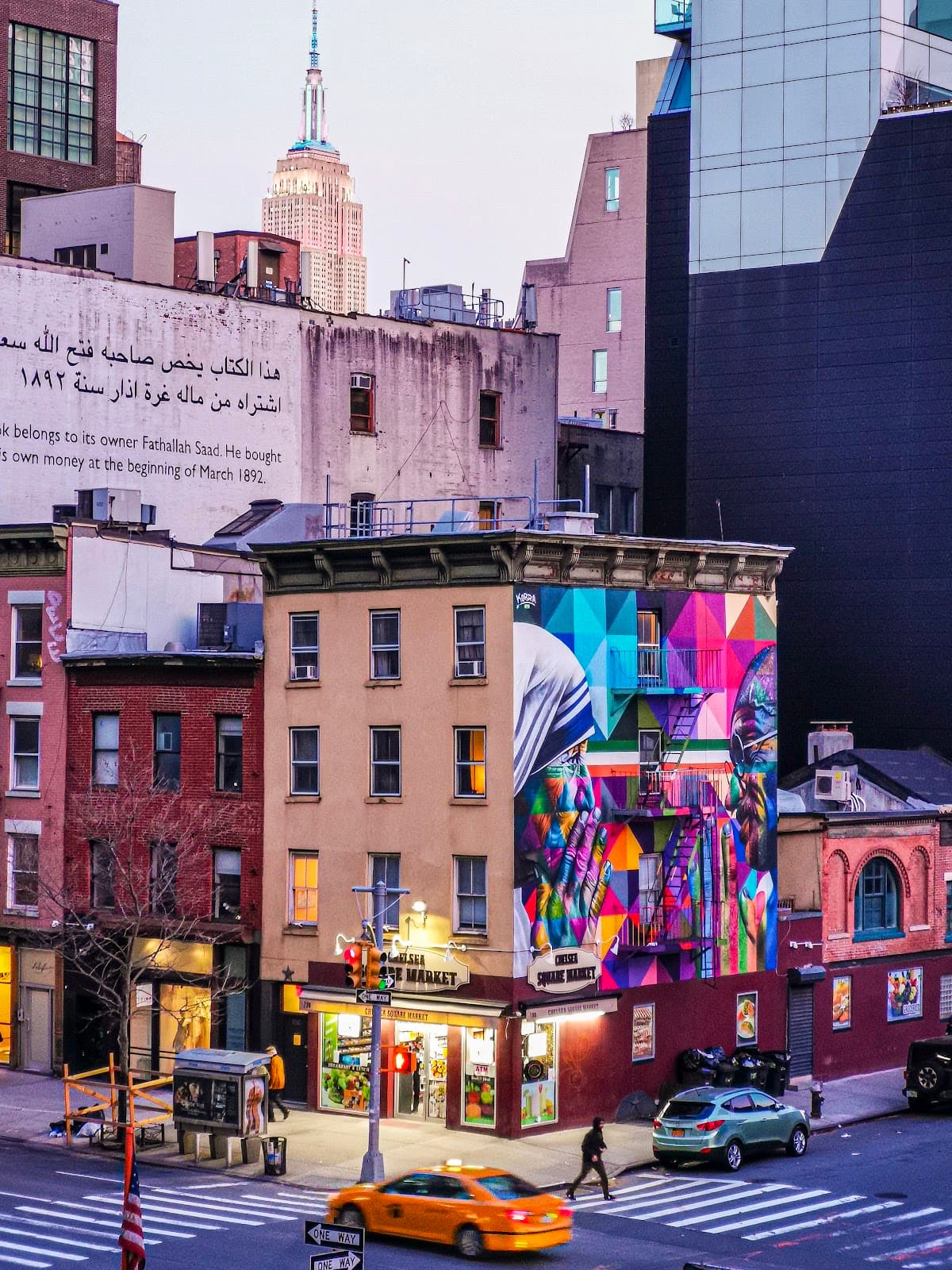 Mother Teresa and Gandhi Mural by Kobra - Image 1