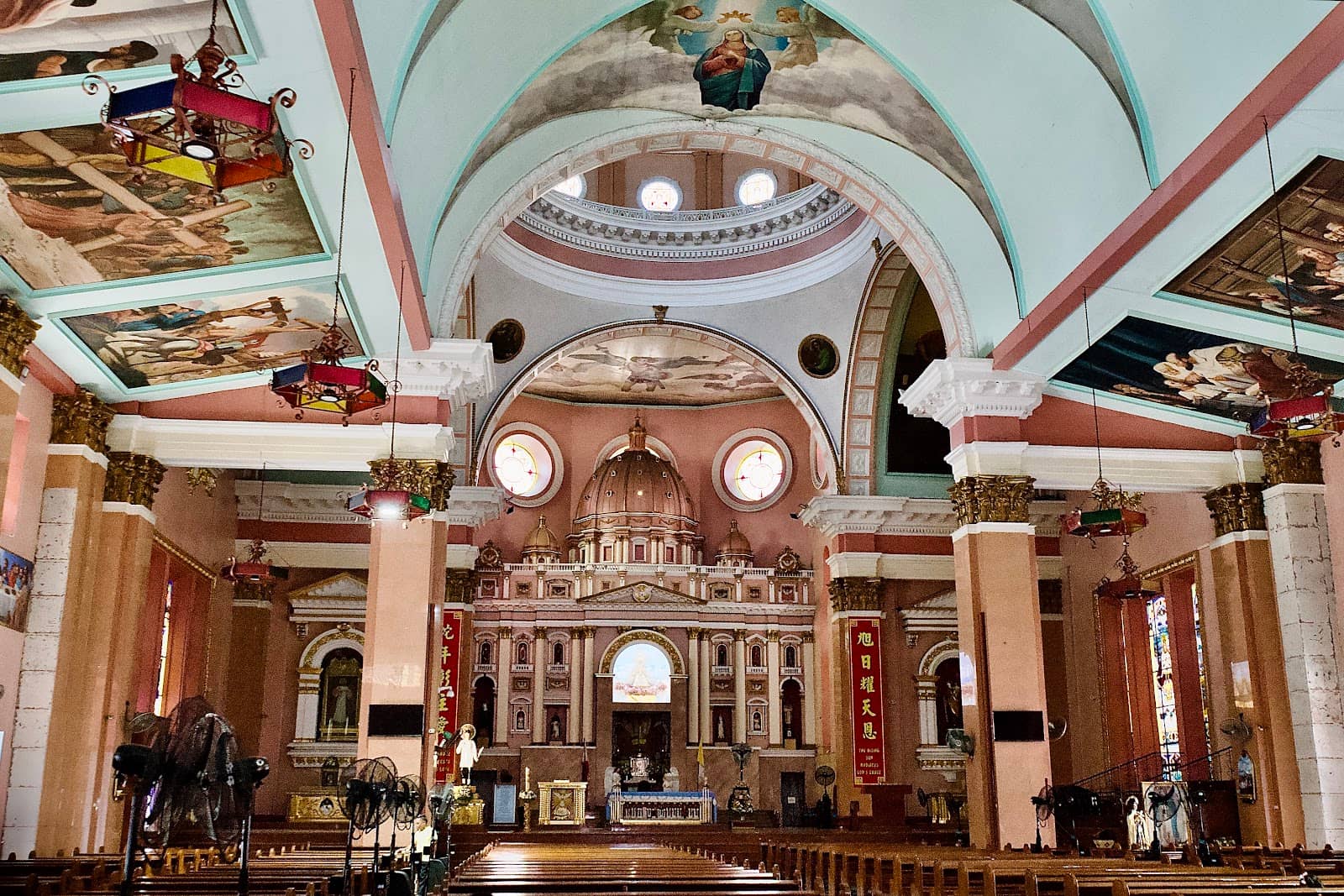 Vivid Ceiling Frescos