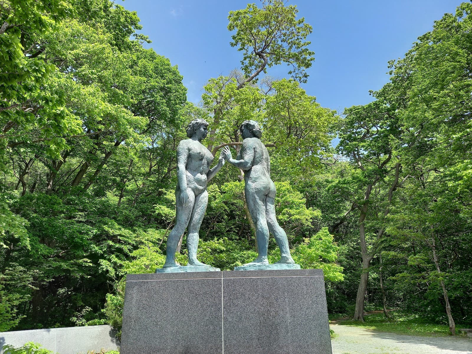 Statue of Maidens Lake Towada - Image 1