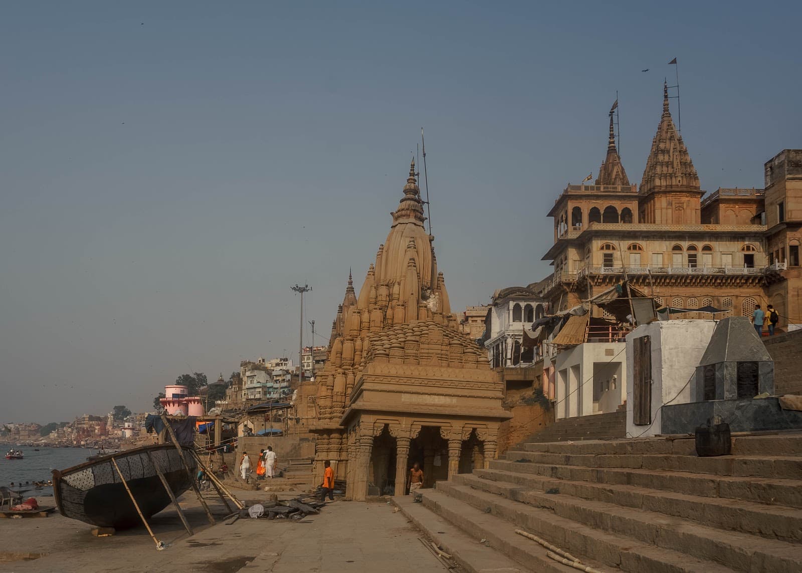 Scindia Ghat Leaning Shiva Temple - Image 1