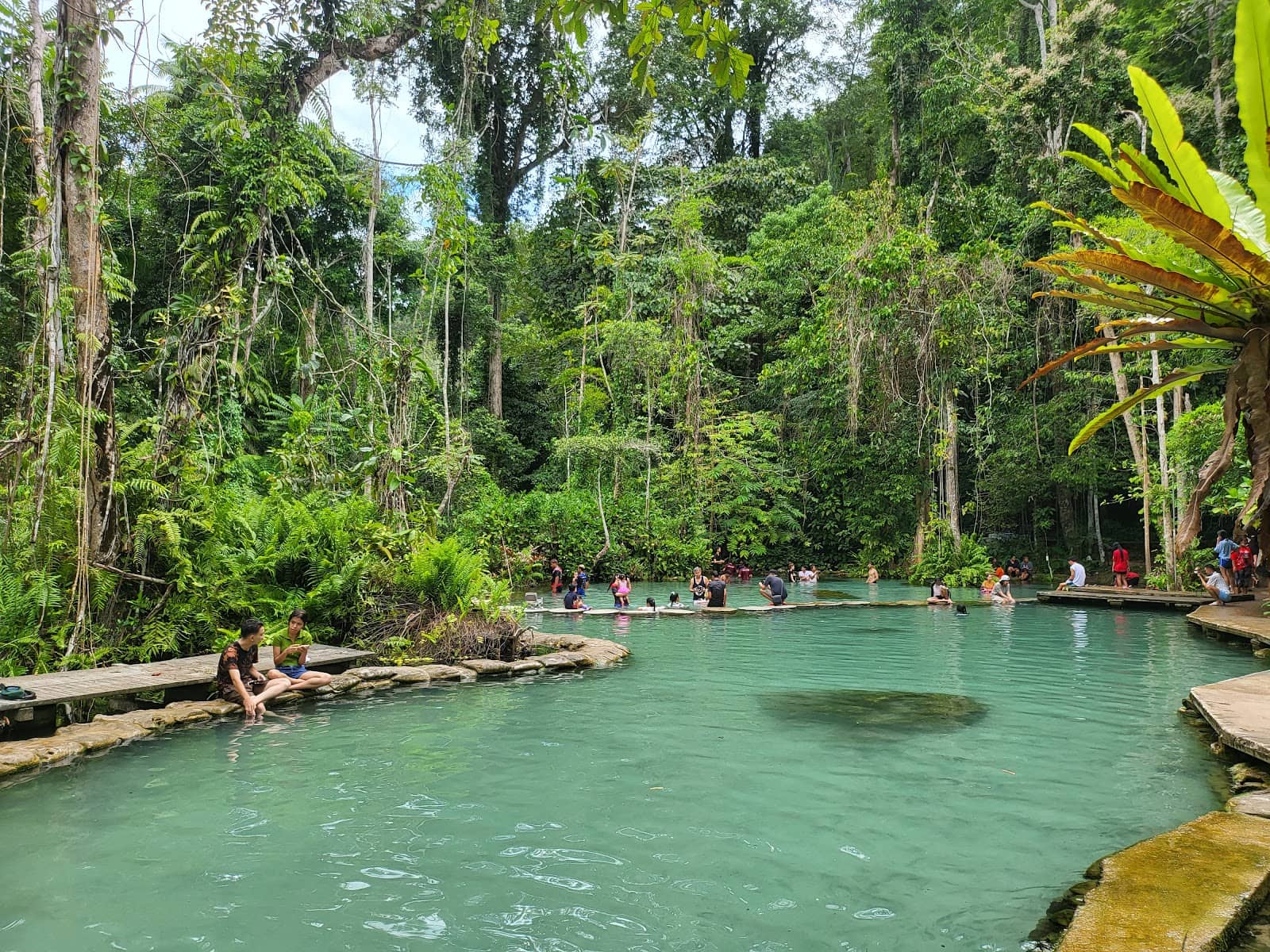 Kayaking and Swimming