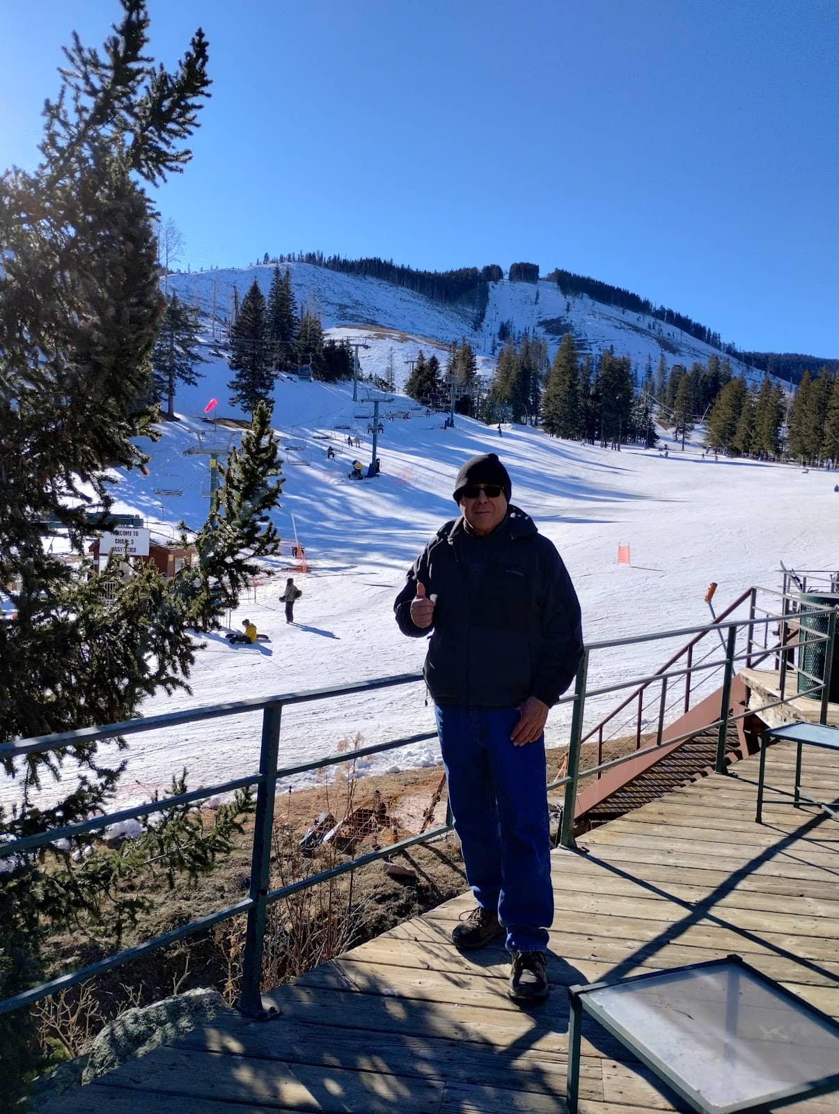 Scenic Ascent to the Top