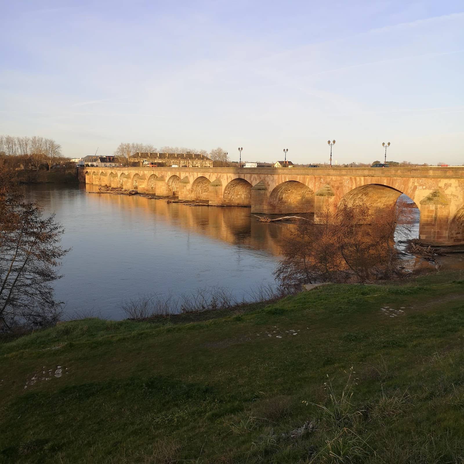 Peaceful Riverside Stroll