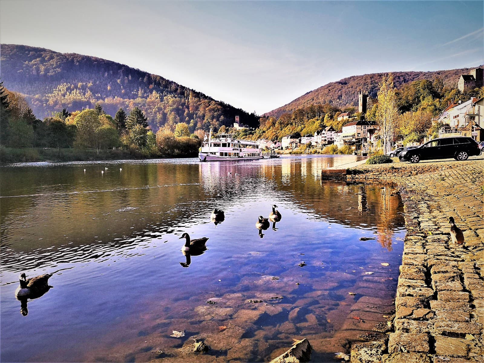 Neckar River Promenade Heidelberg - Image 1