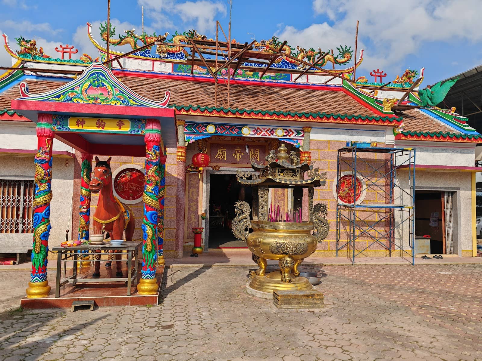 Adjacent Temple
