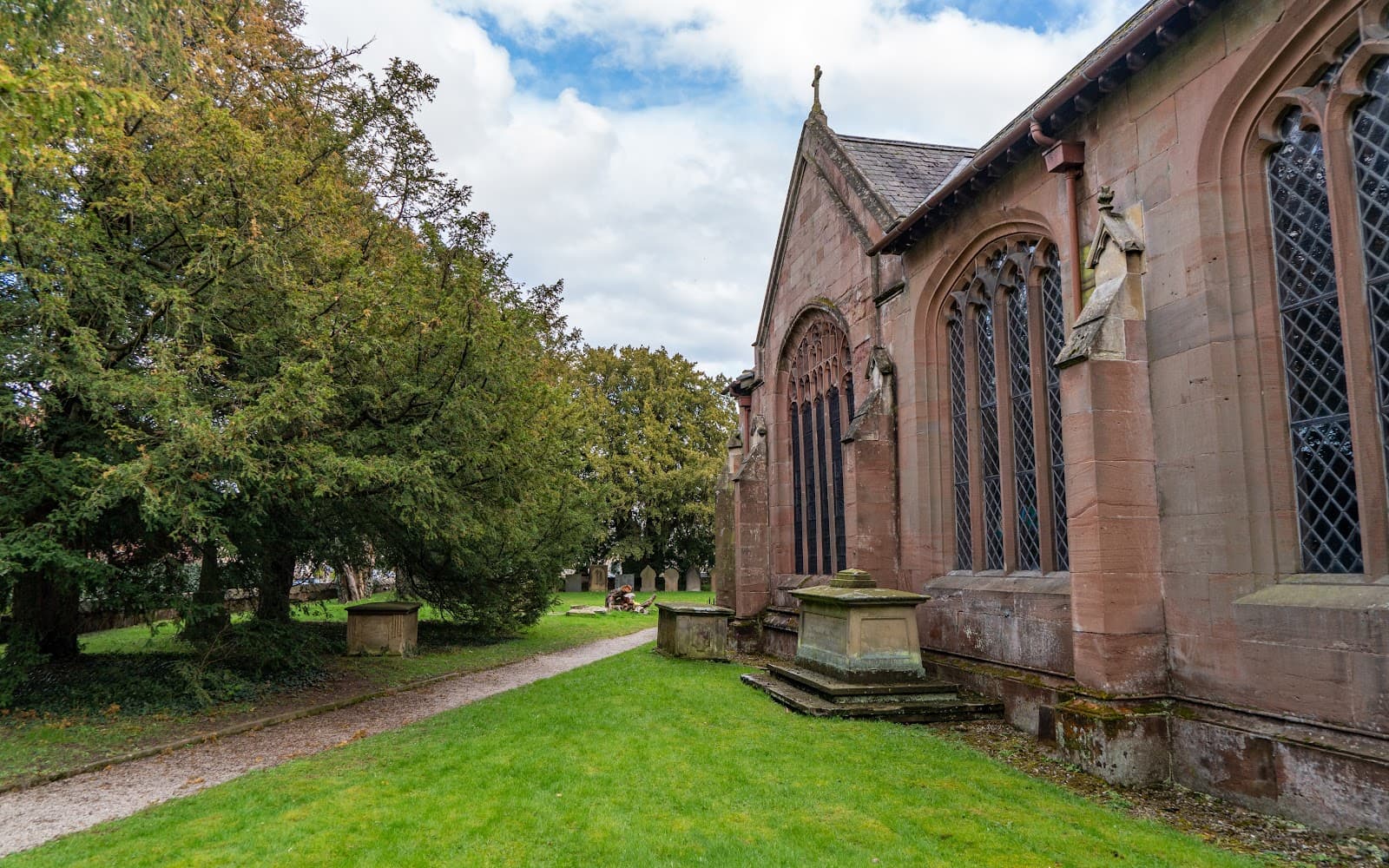 Overton Church and Yew Trees - Image 1
