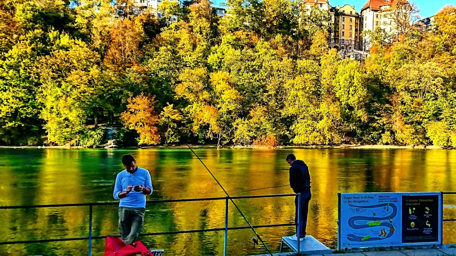 Rhone River Swim Spot