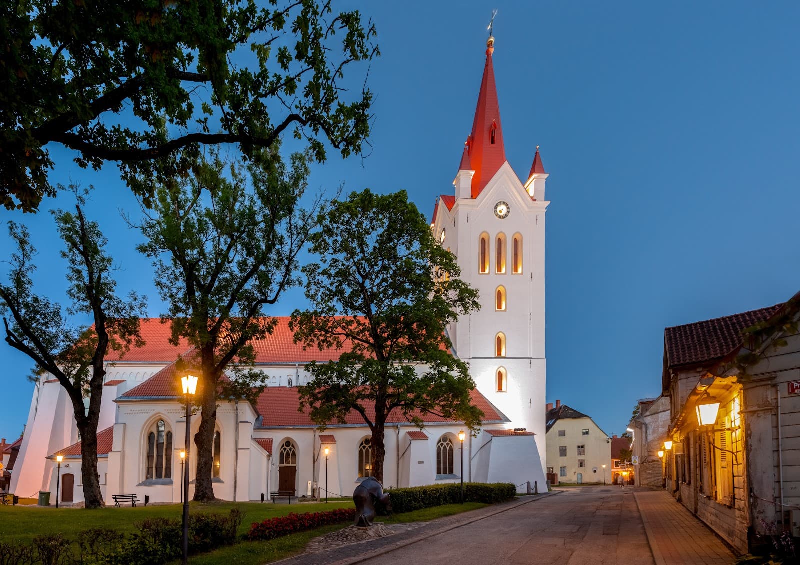 St John's Church and Gauja Riverside Cesis Latvia - Image 1