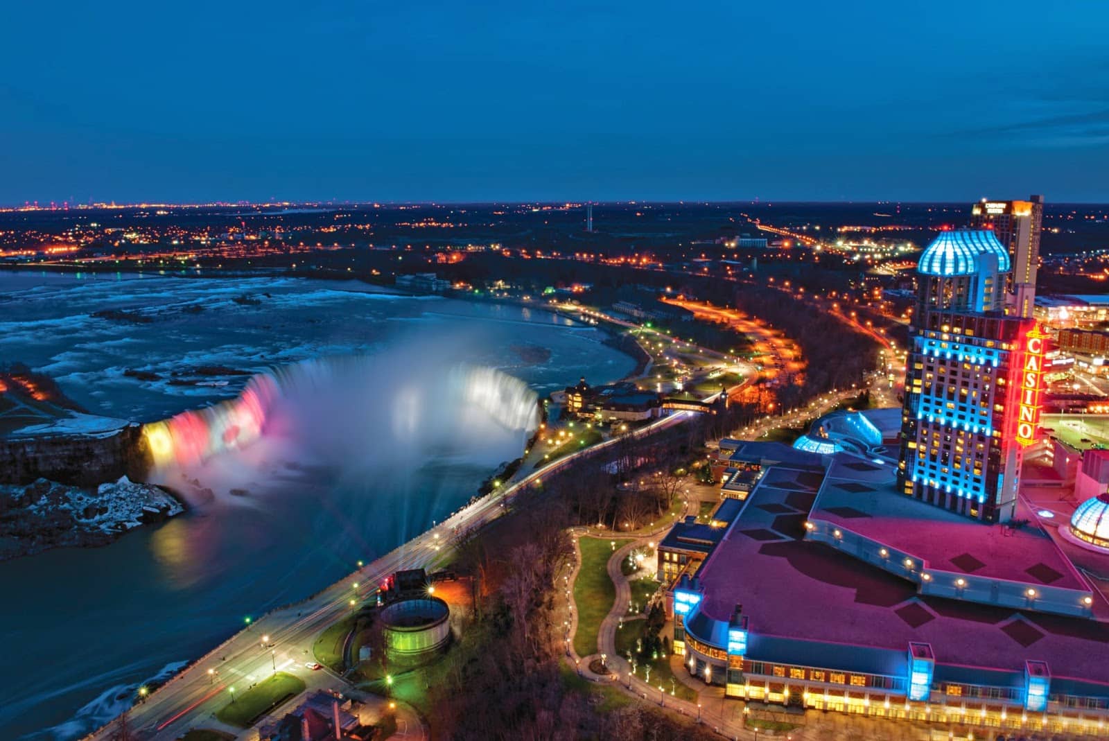 Niagara Parks Power Station at Night