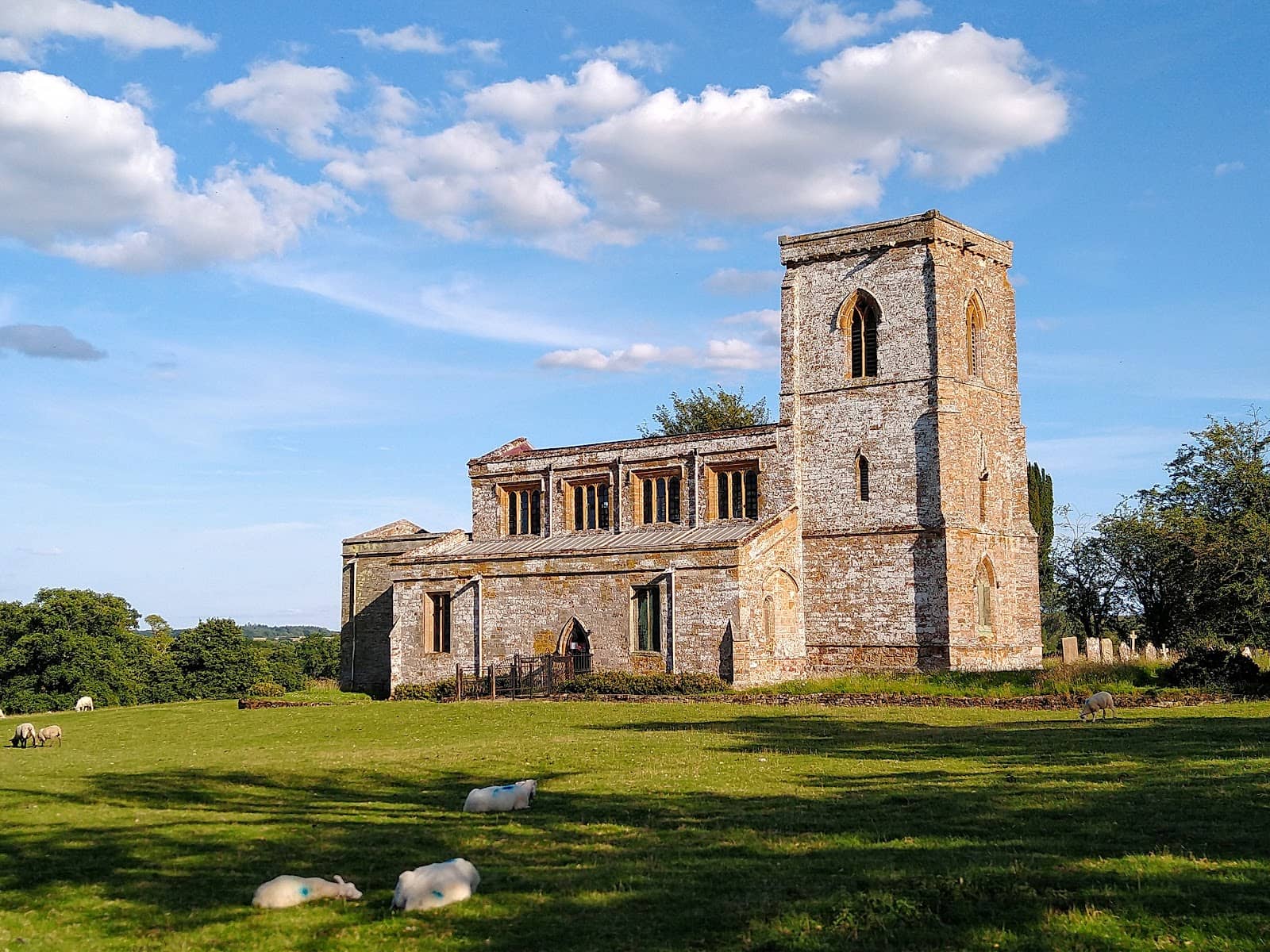 Peaceful Churchyard Views