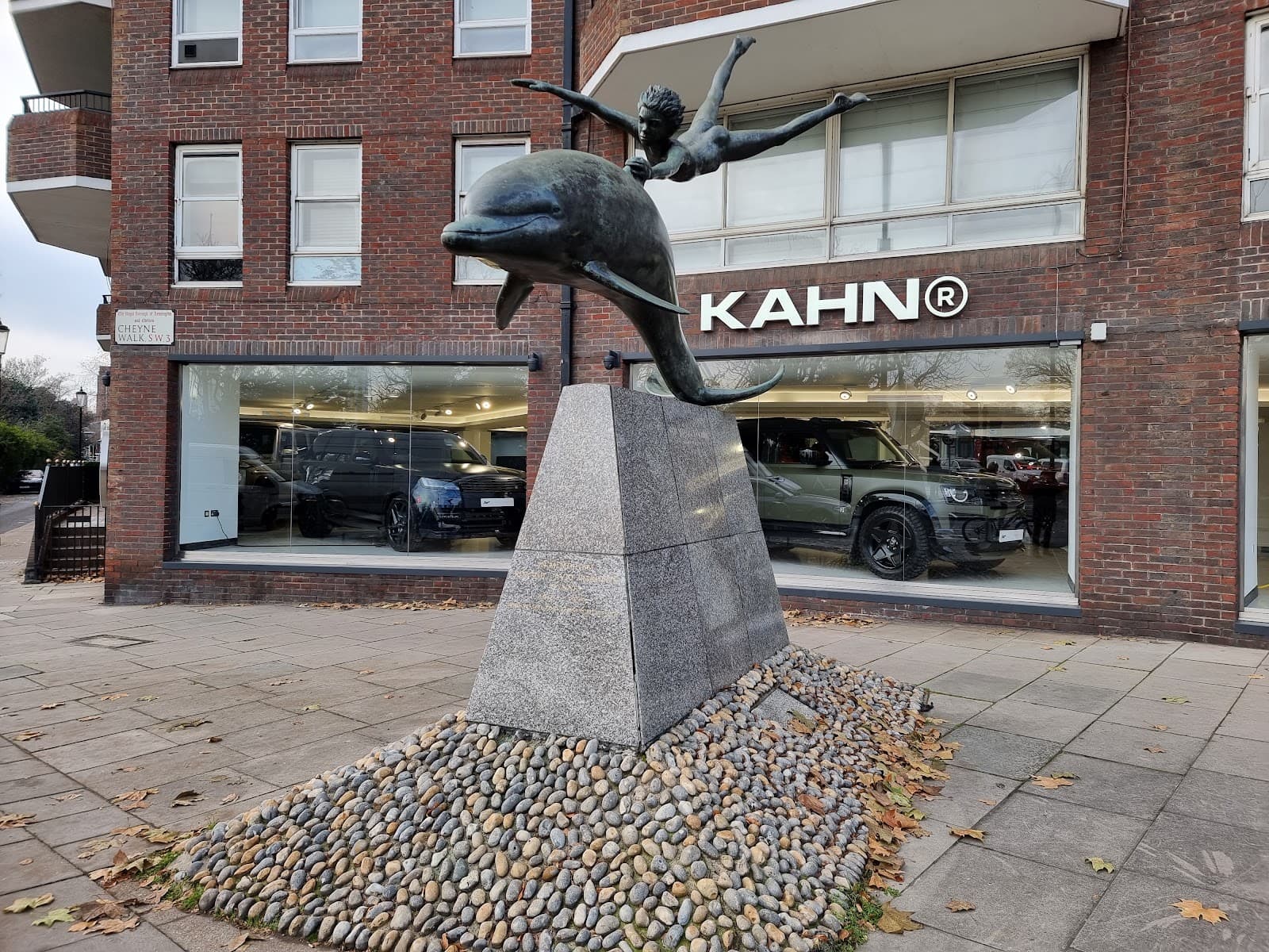 Boy on a Dolphin Statue - Image 1
