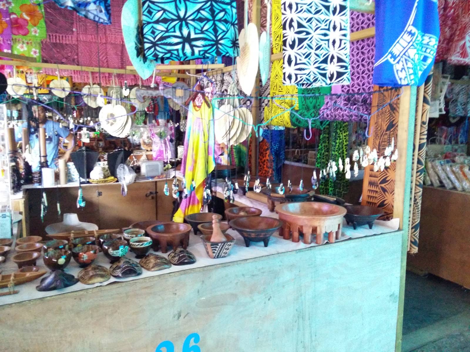 Colorful Market Atmosphere