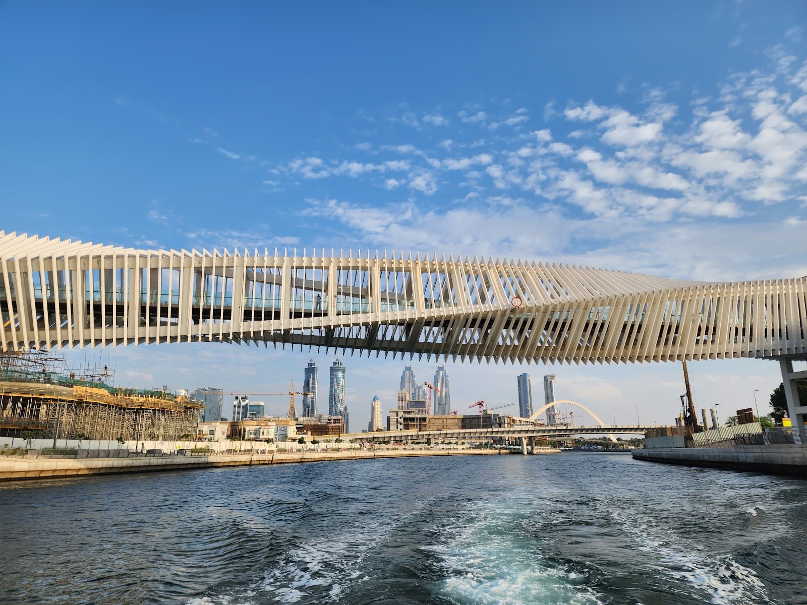 Dubai Canal Bridge Waterfall - Image 1