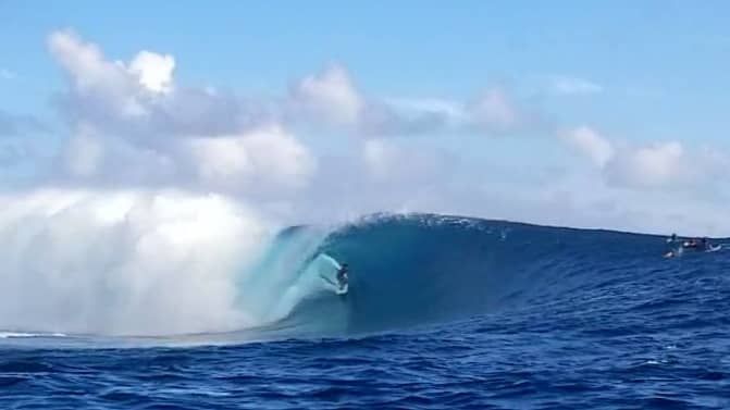 Big Wave Surfing Action
