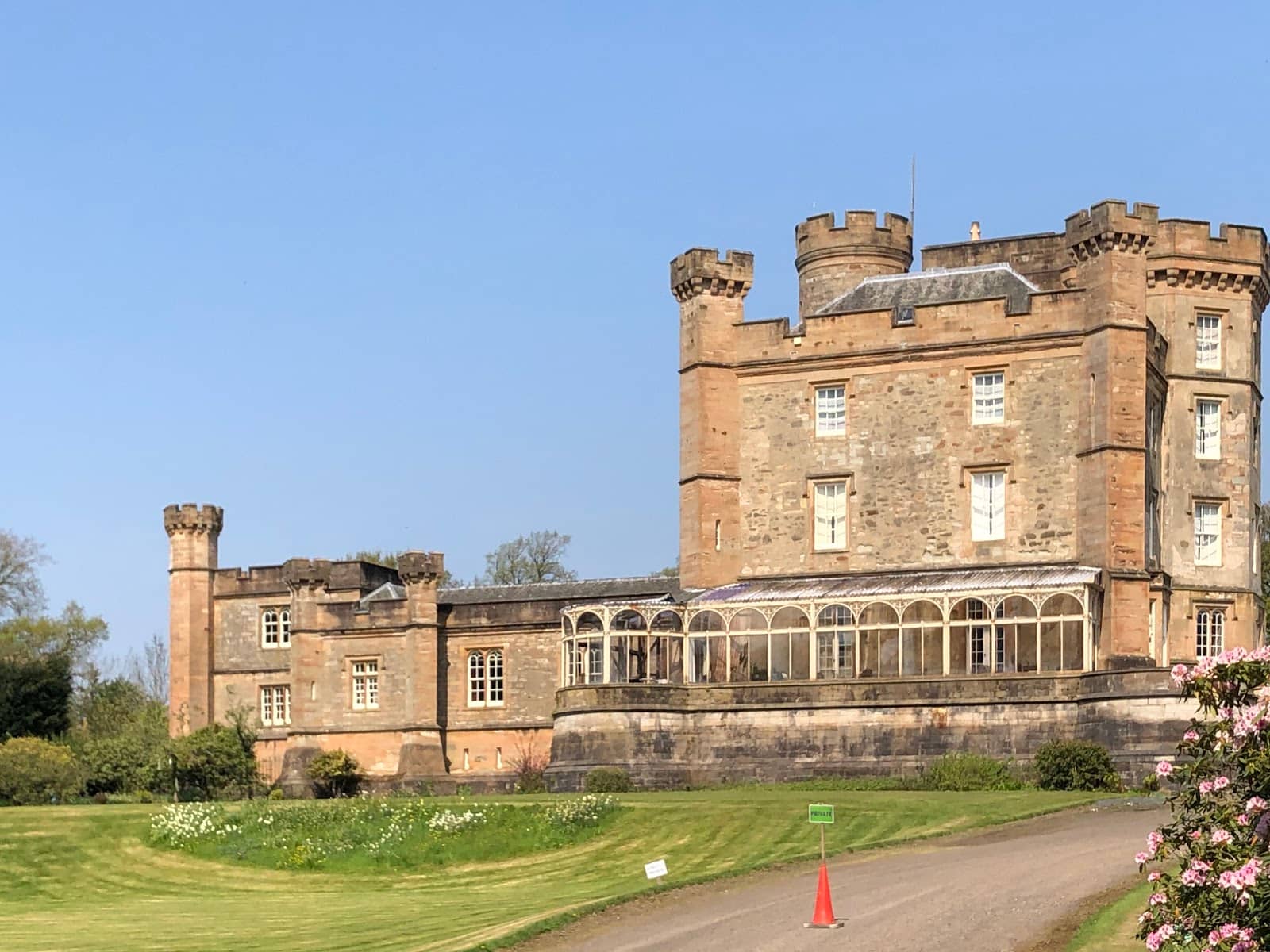 Caprington Castle Exterior