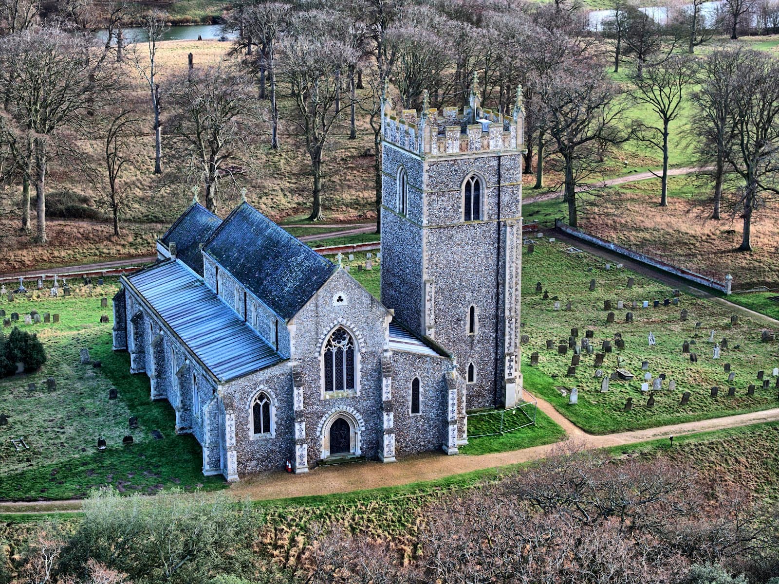 St Withburga's Church Holkham - Image 1