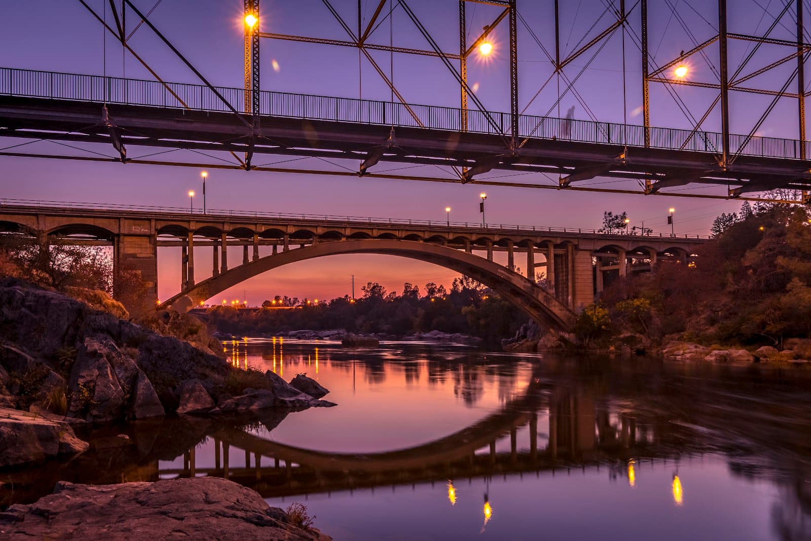 Folsom Historic Truss Bridge - Image 1
