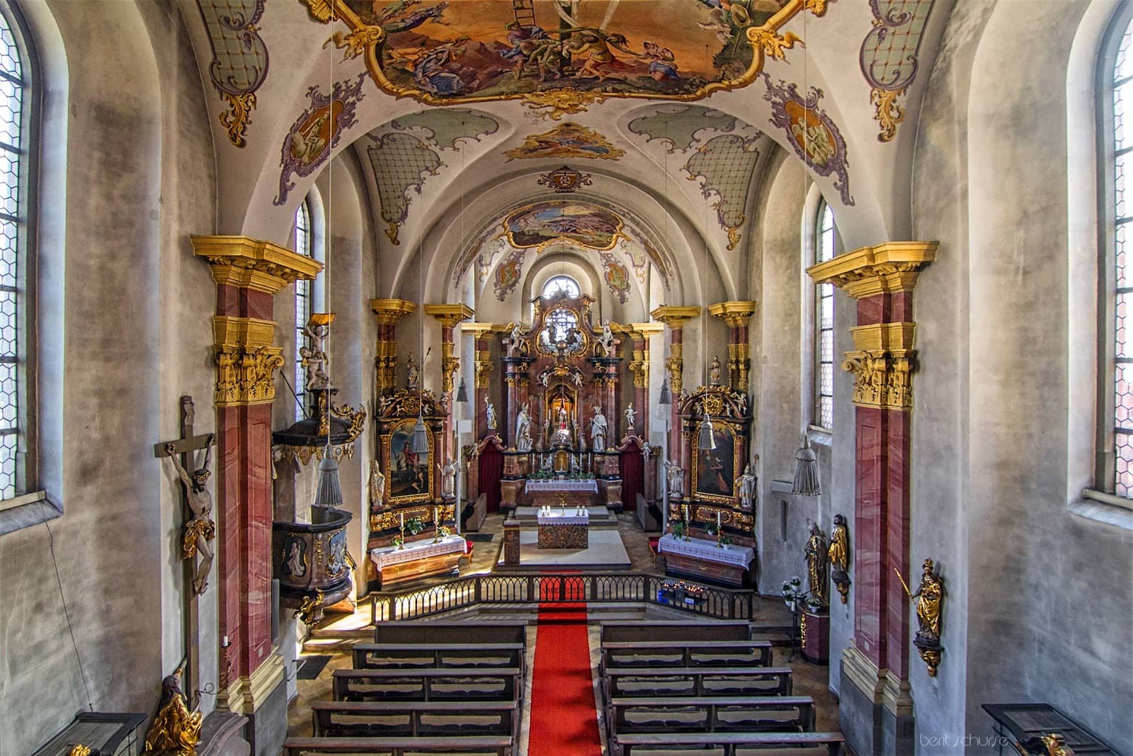 Rococo High Altar & Pulpit