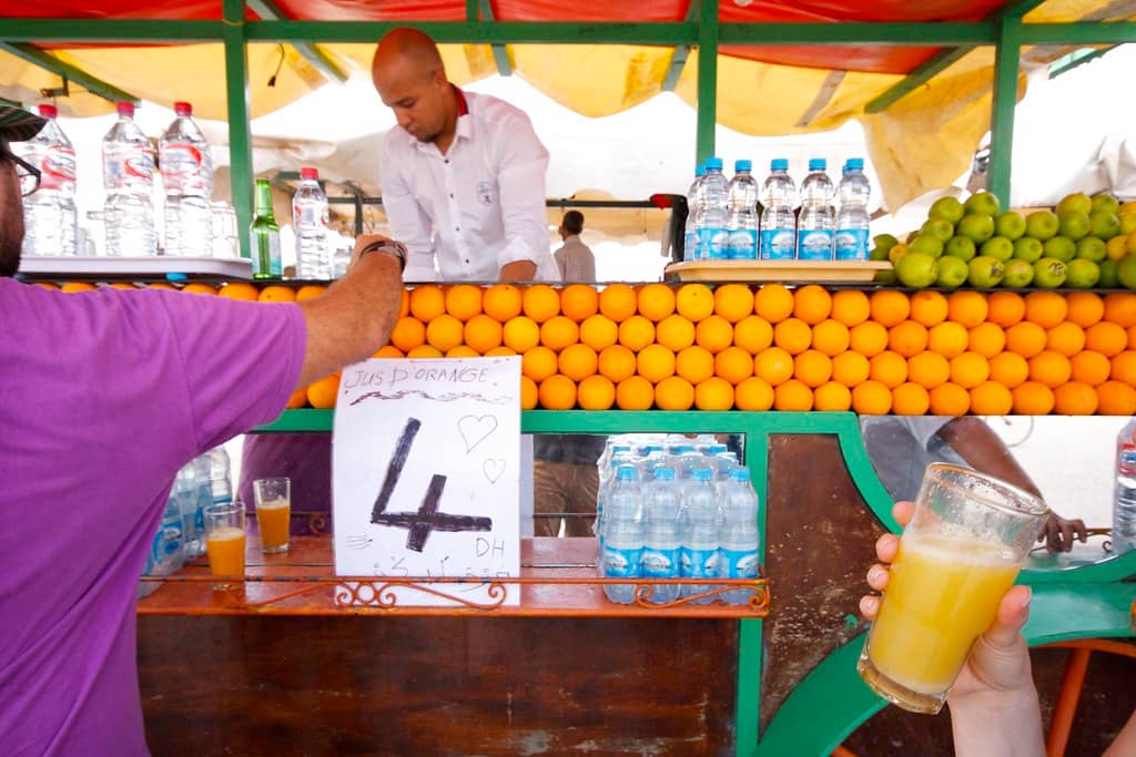 Fresh Orange Juice Stands