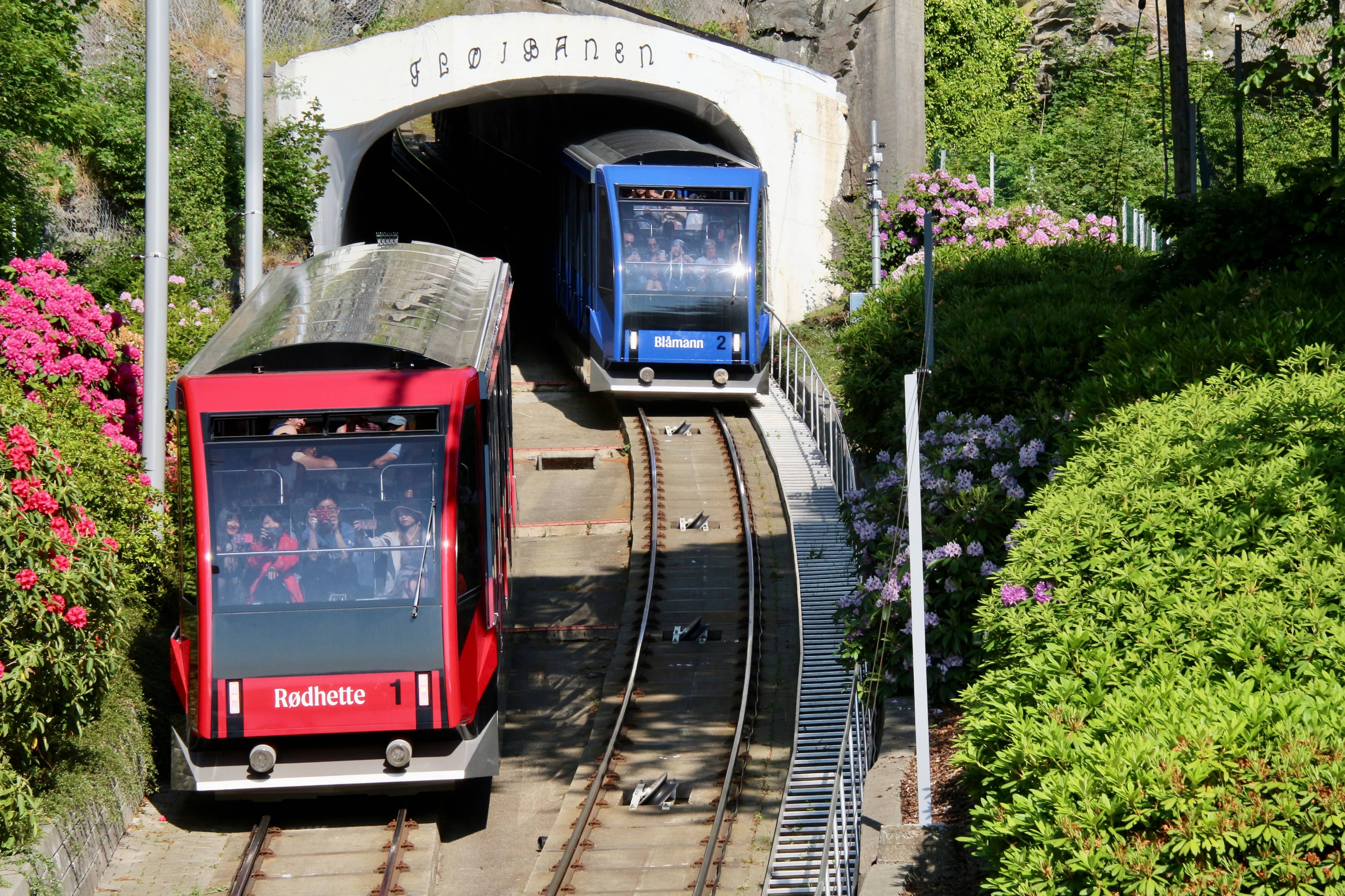 Fløibanen Funicular Ride