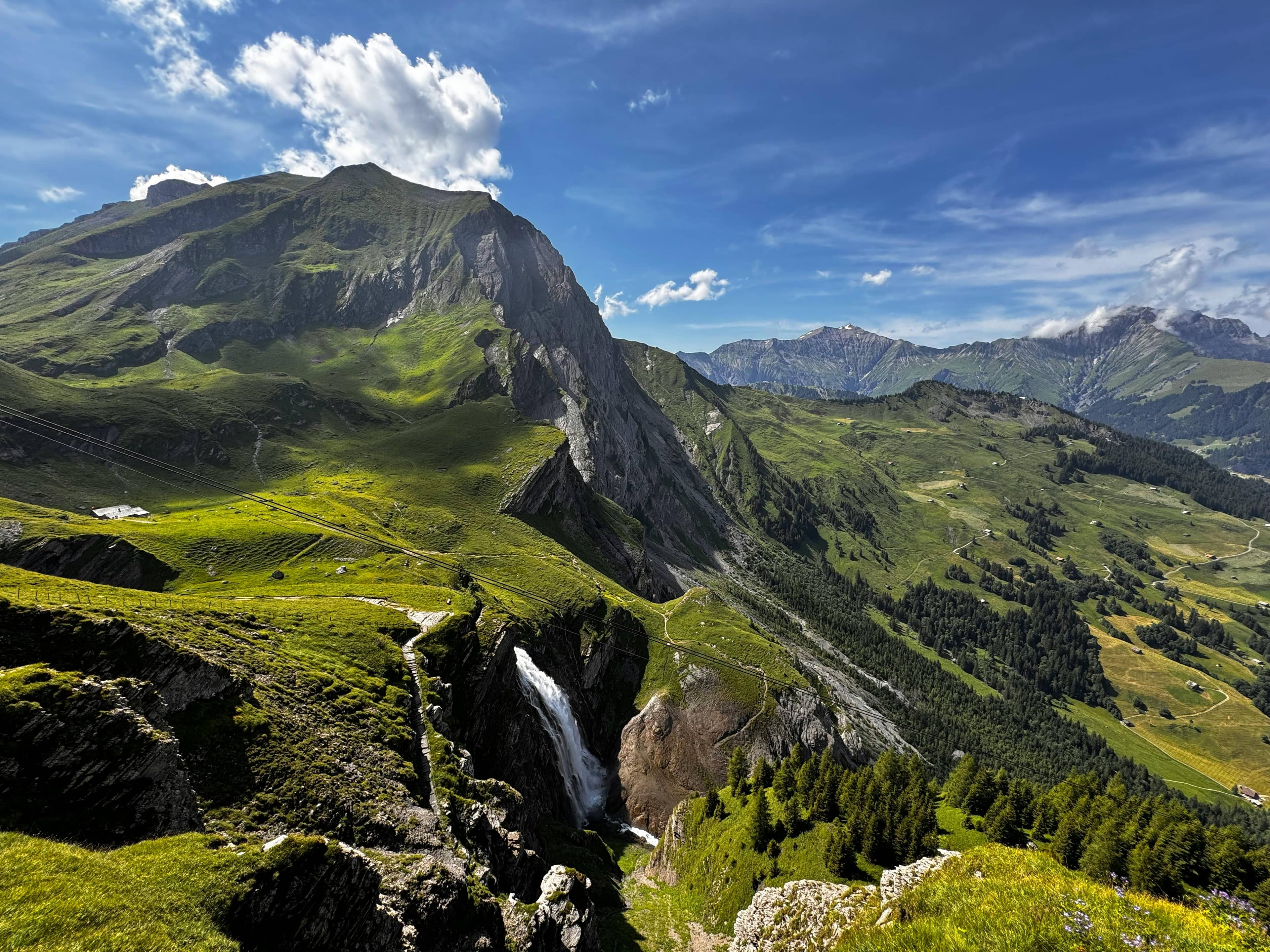 Alpine Meadows and Waterfalls