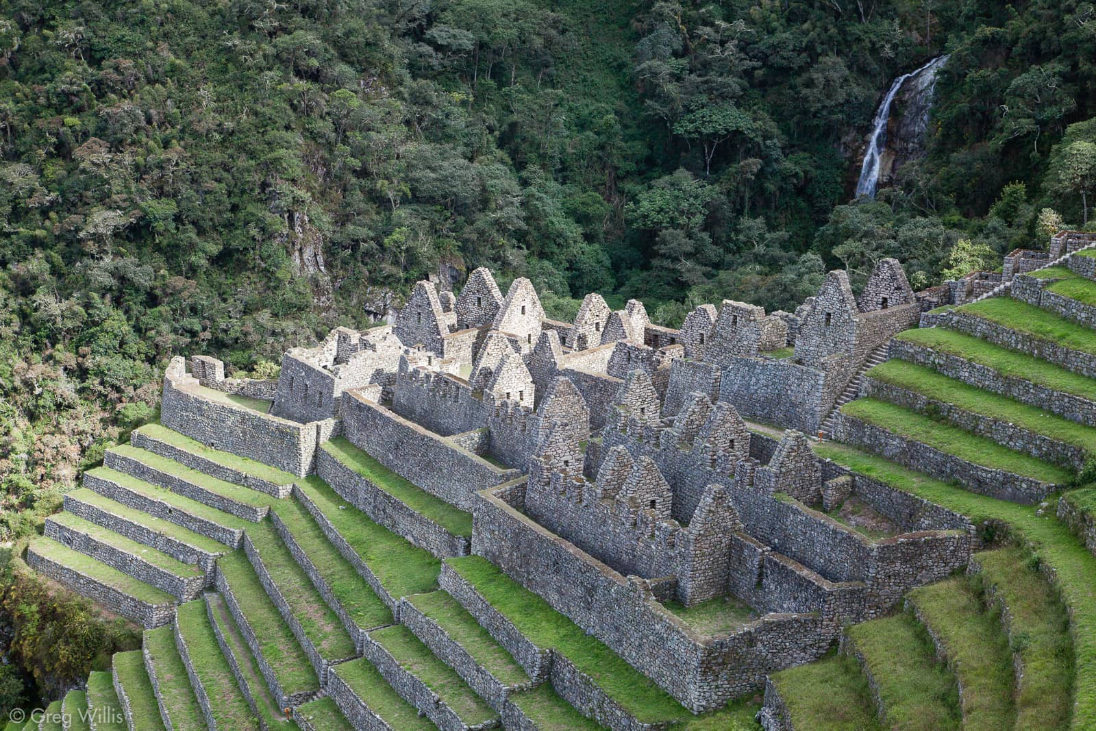 Inca Ruins Along the Trail