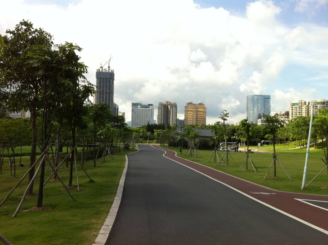 Cycling and Jogging Paths