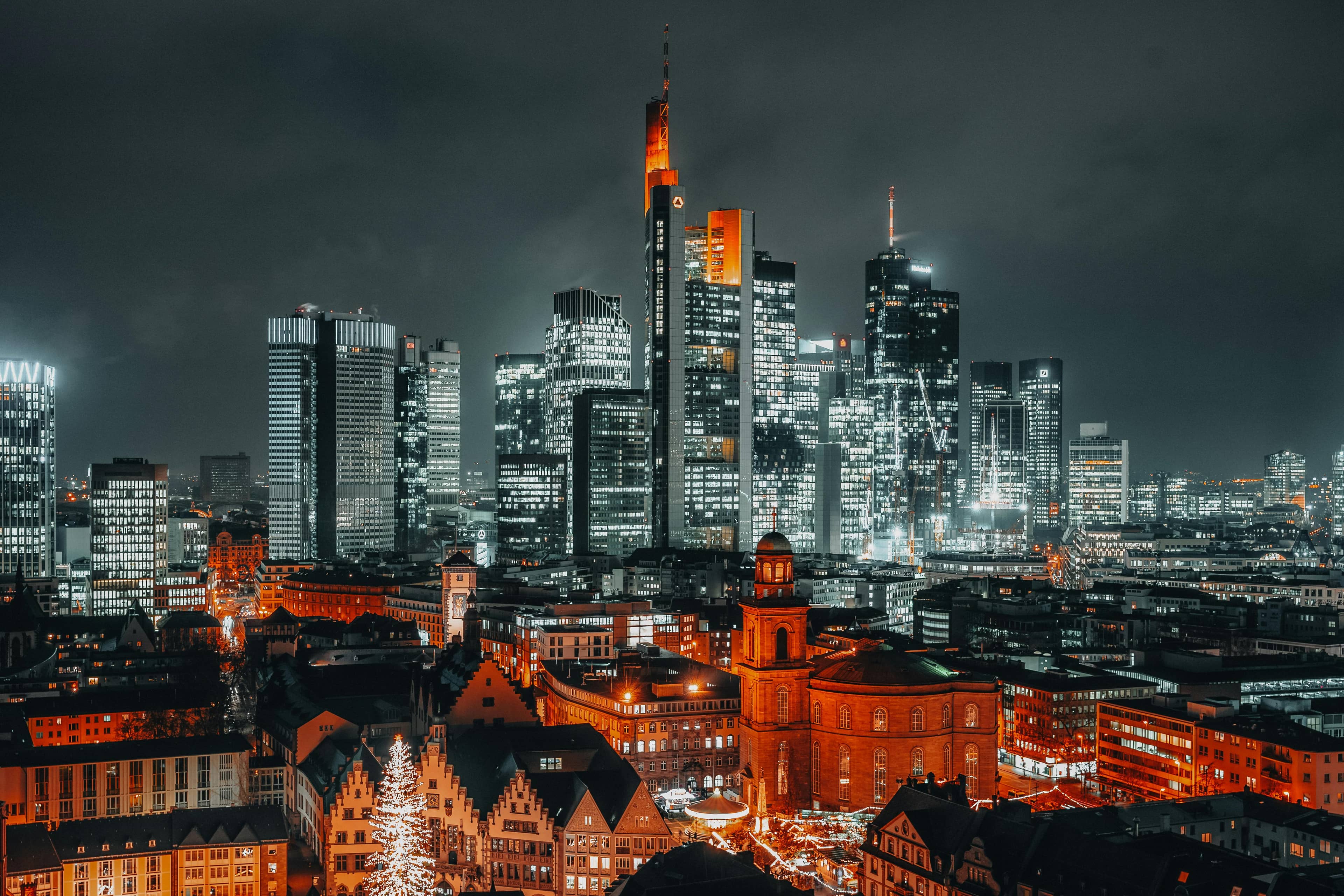 Frankfurt Skyline at Night
