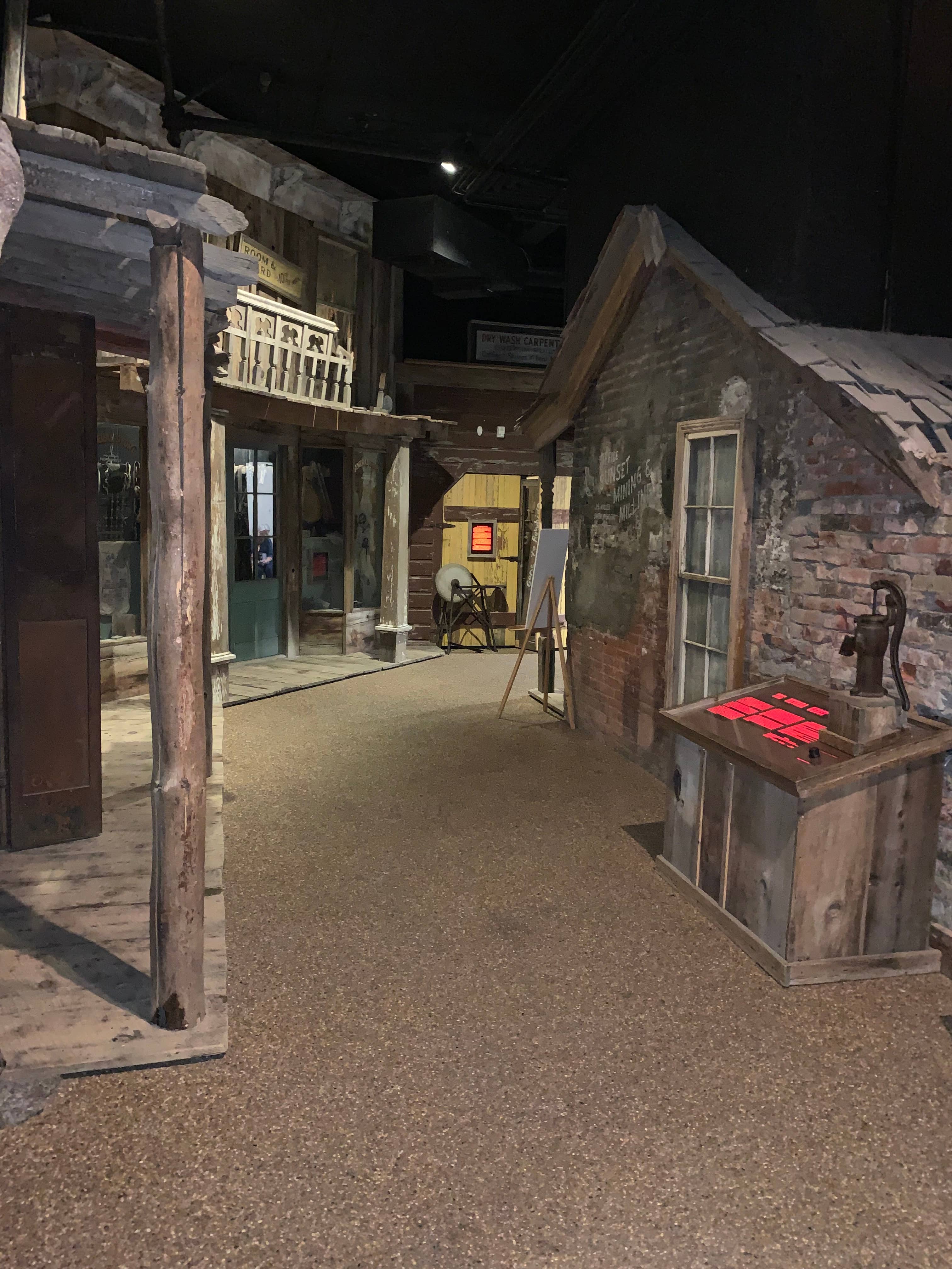 Interactive Old-West Exhibits