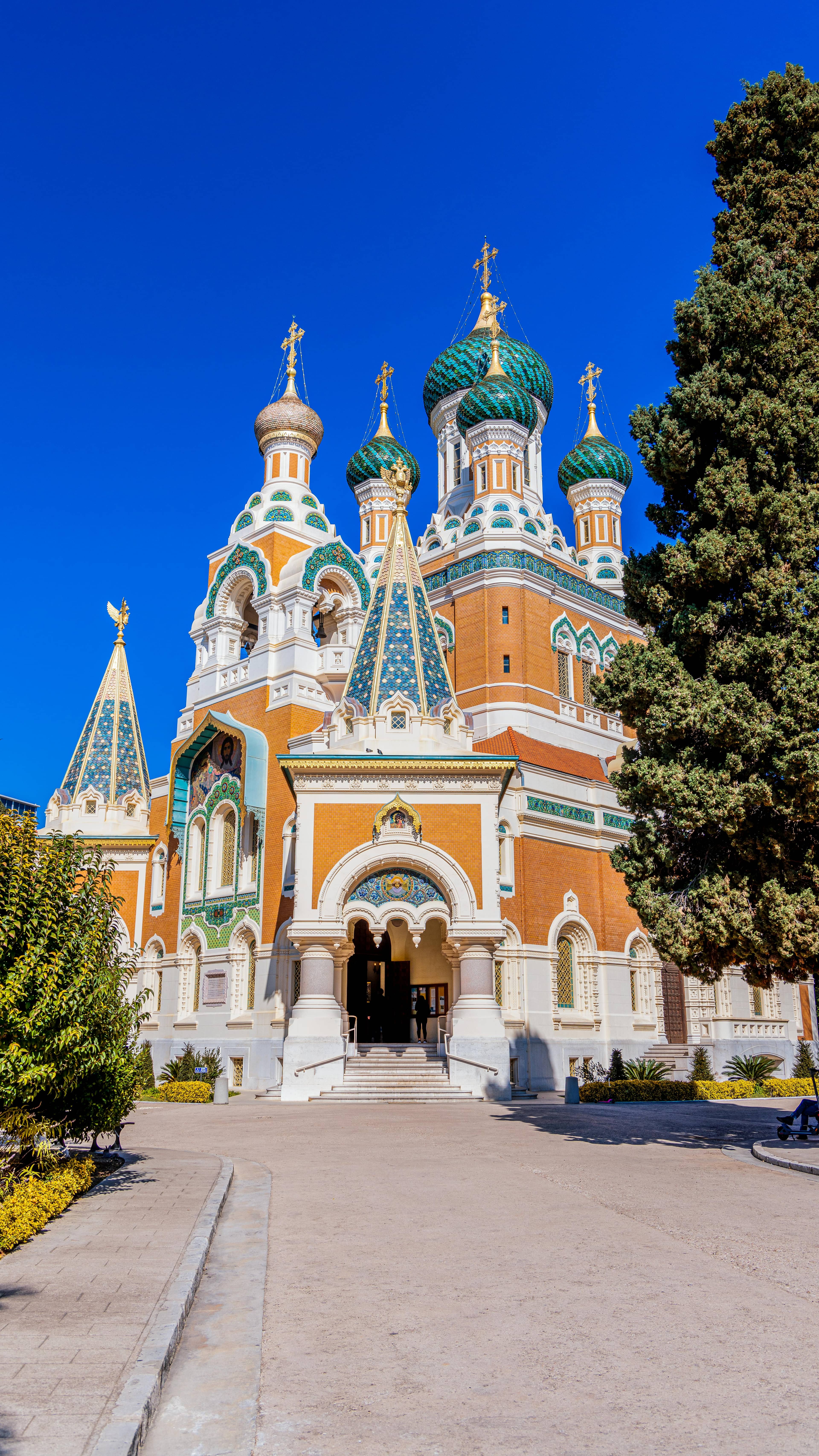 Colorful Tiled Exterior