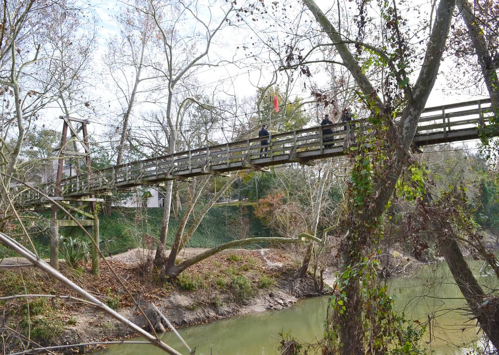 Suspension Bridge Entrance